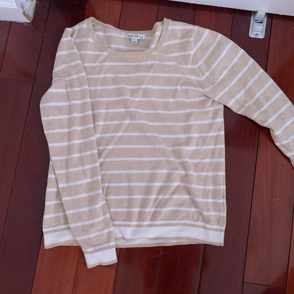 J. Crew Striped Long Sleeve Shirt